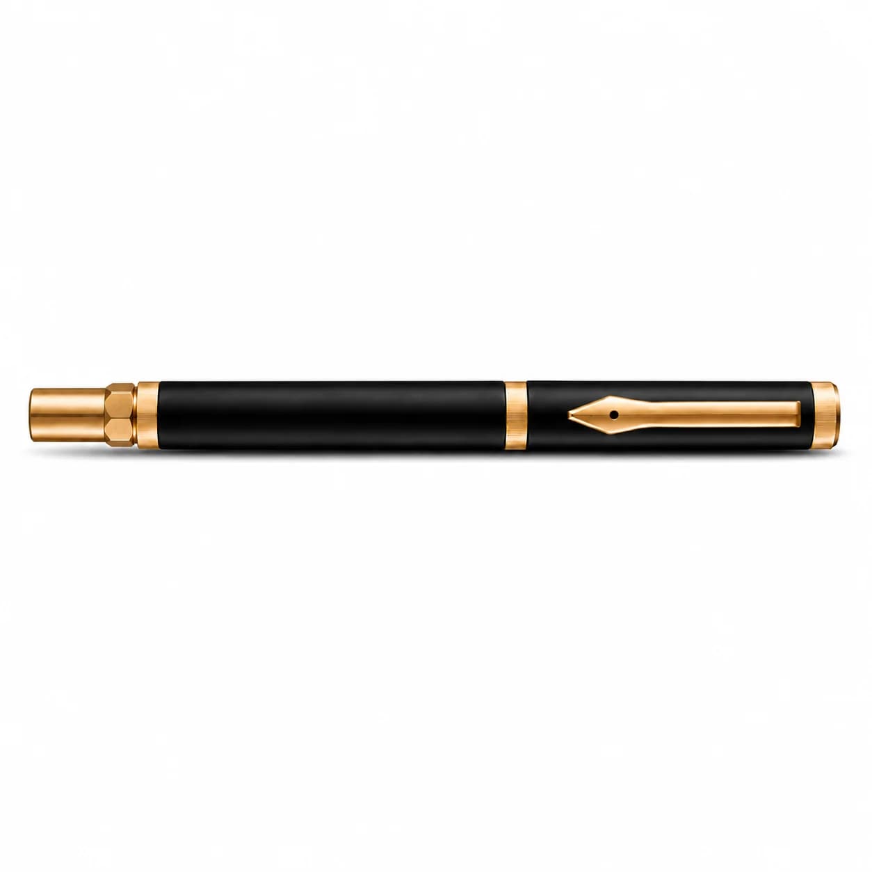 Premium Black & Gold Metal Roller Ball Pen P51301  view 3