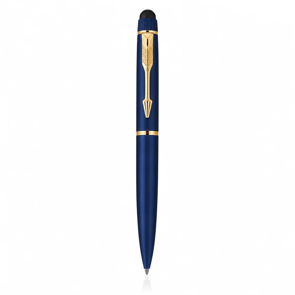 Premium Matte Blue & Gold Luxury Pen view 1