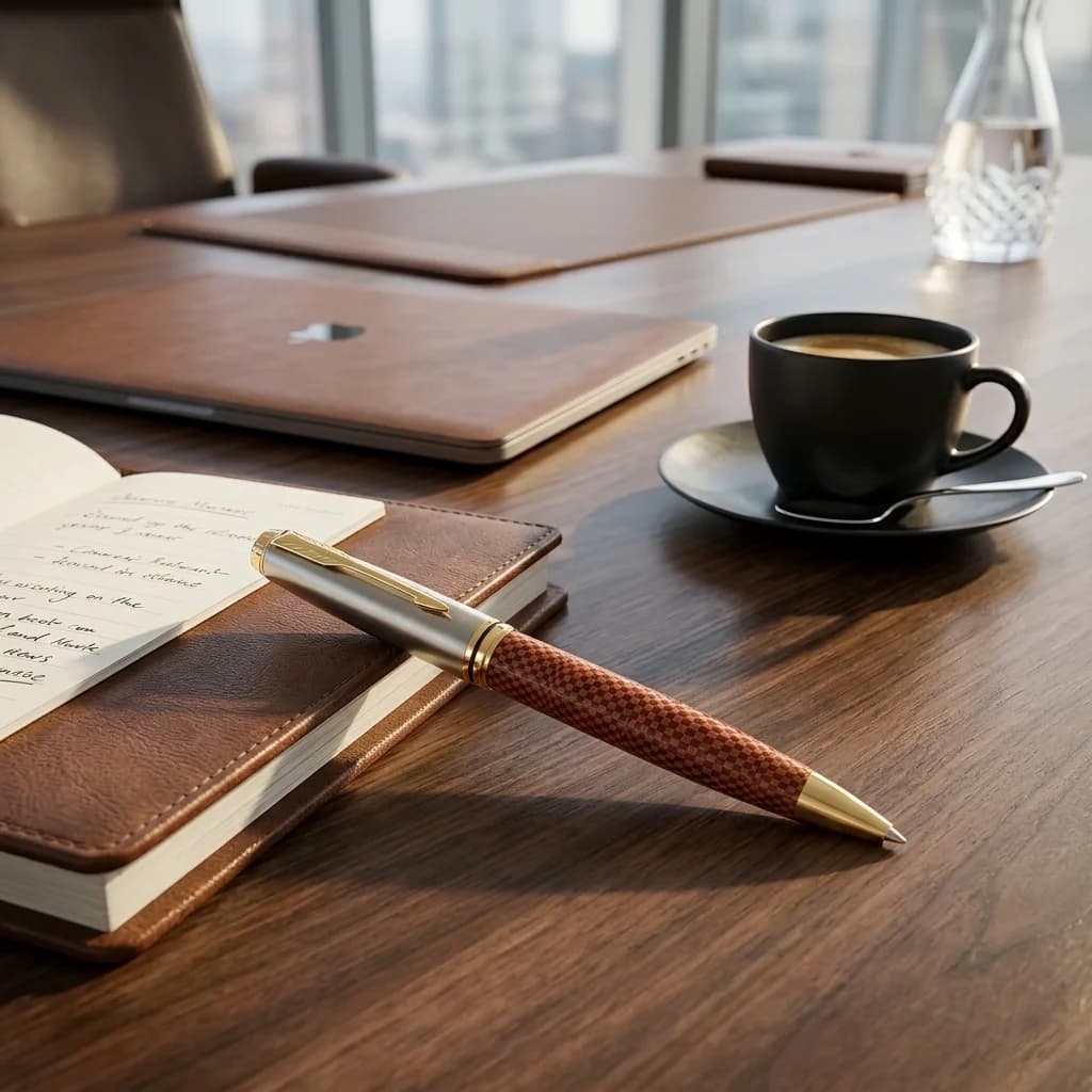 Luxury Executive Ball Pen with Textured Finish view 2
