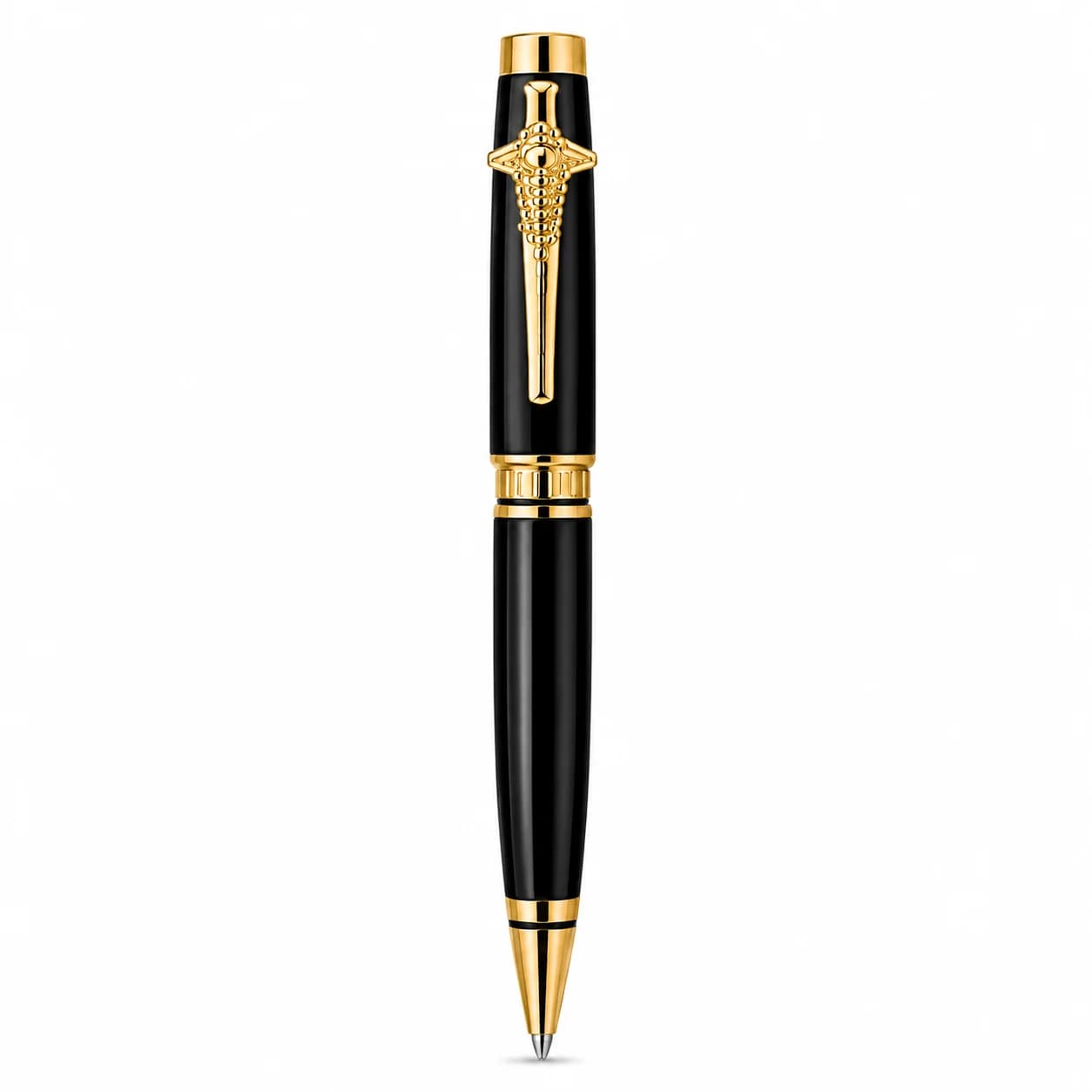 Luxury Black & Gold Executive Doctor Ball Pen view 1