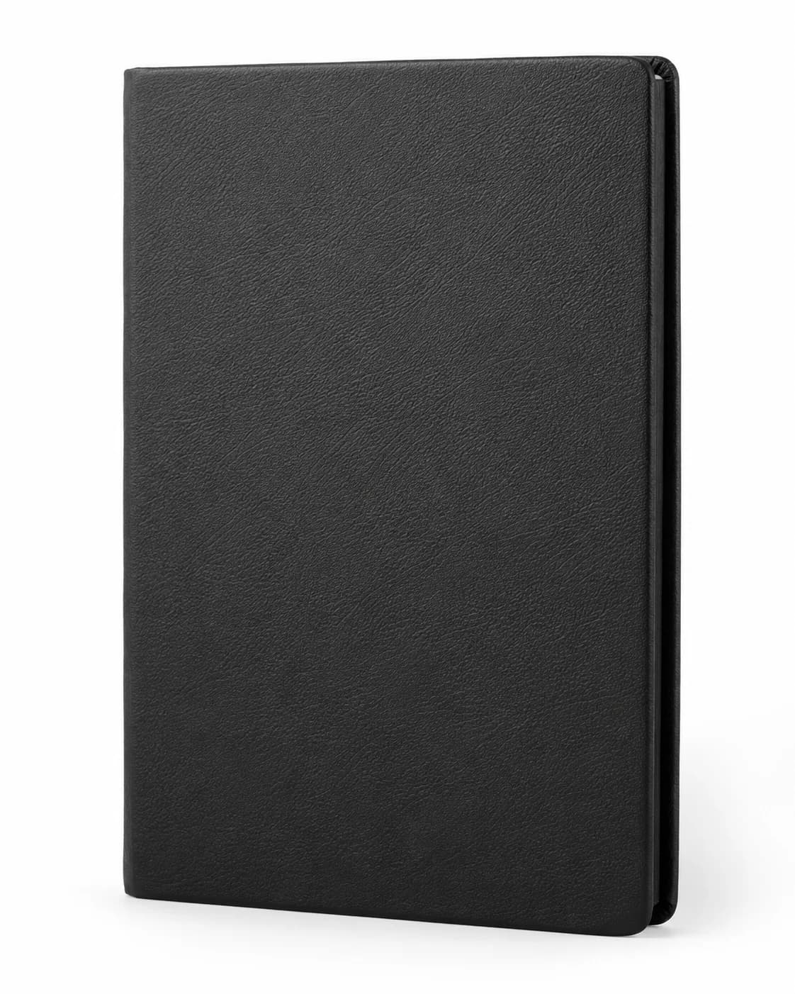 Premium Black Textured Cover Diary – Elegant & Professional Writing Companion view 3