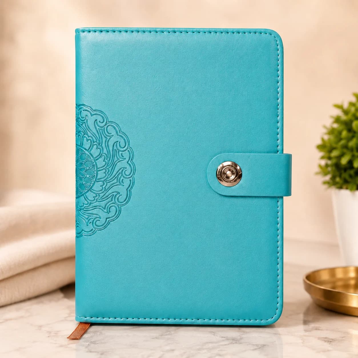 Premium PU Leather Notebook with Magnetic Closure view 4