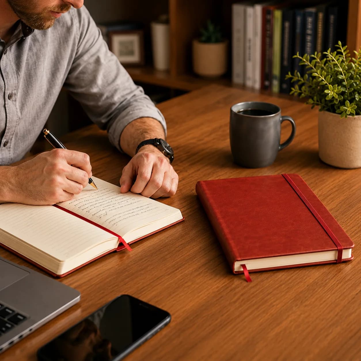Premium Hardcover Notebook Diary – Elegant, Durable & Functional view 2