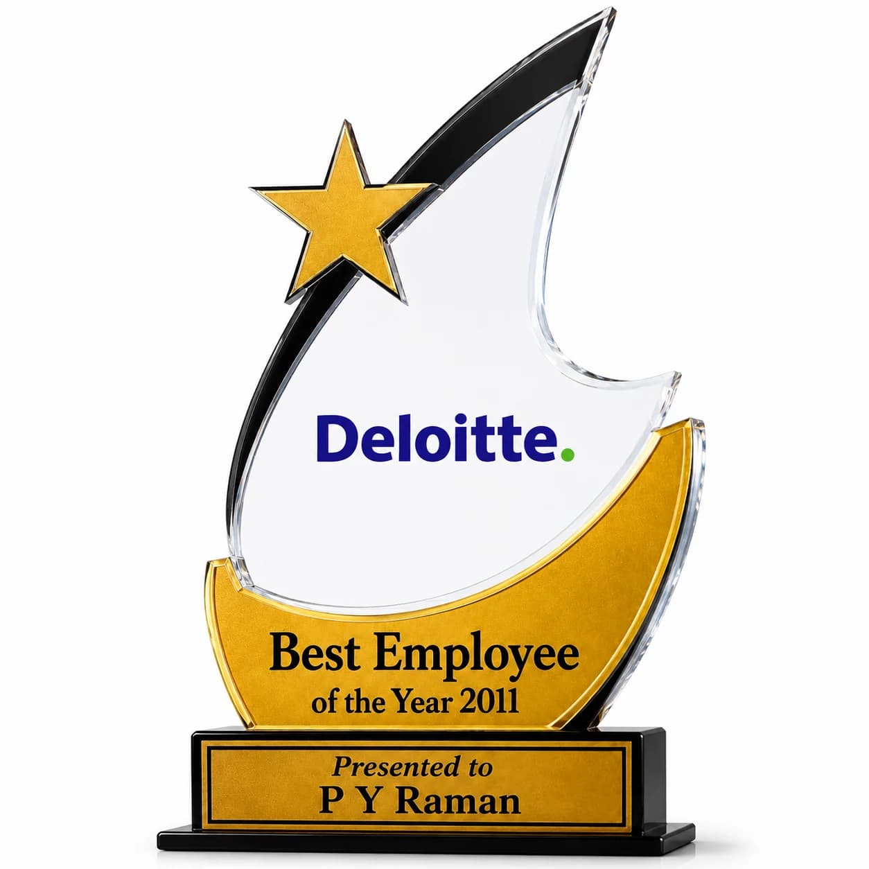Customized Acrylic Trophy Award