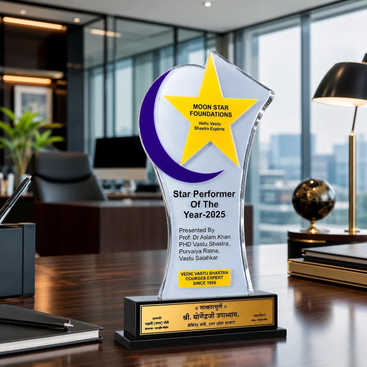 Customized Acrylic Trophy Award view 2