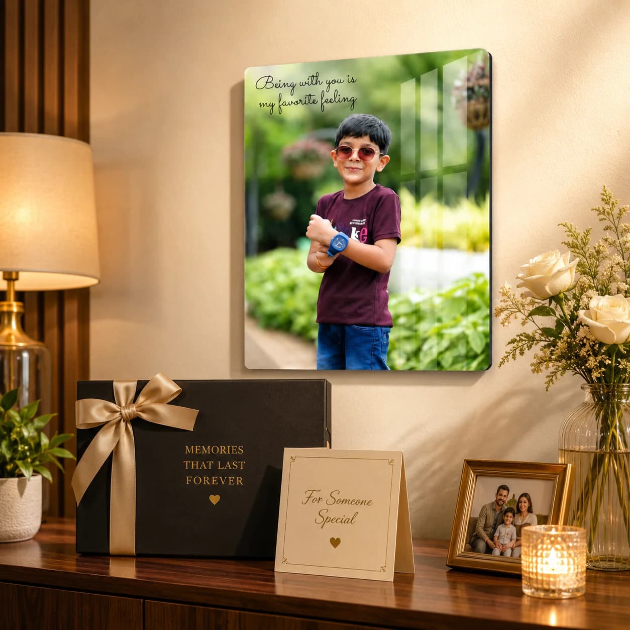 Premium Acrylic Wall Frame Photo Frame Size: 8x10 Inch view 2