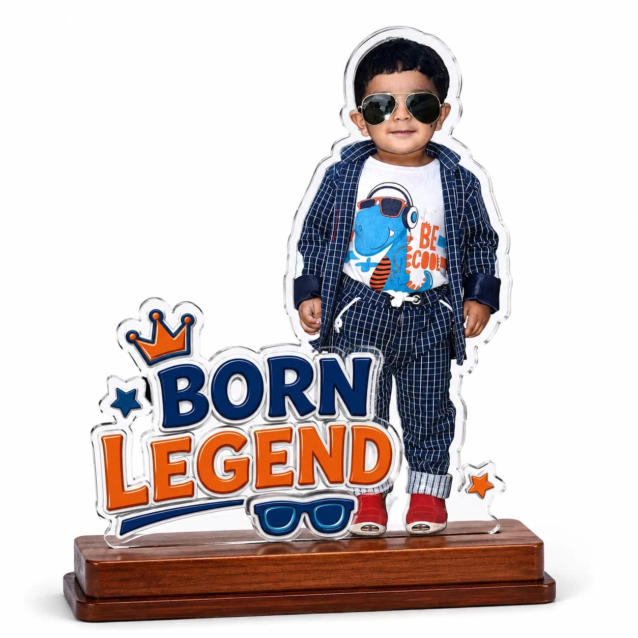 Personalized Valentine's Acrylic Photo Standee Size 6x8 Inch view 4