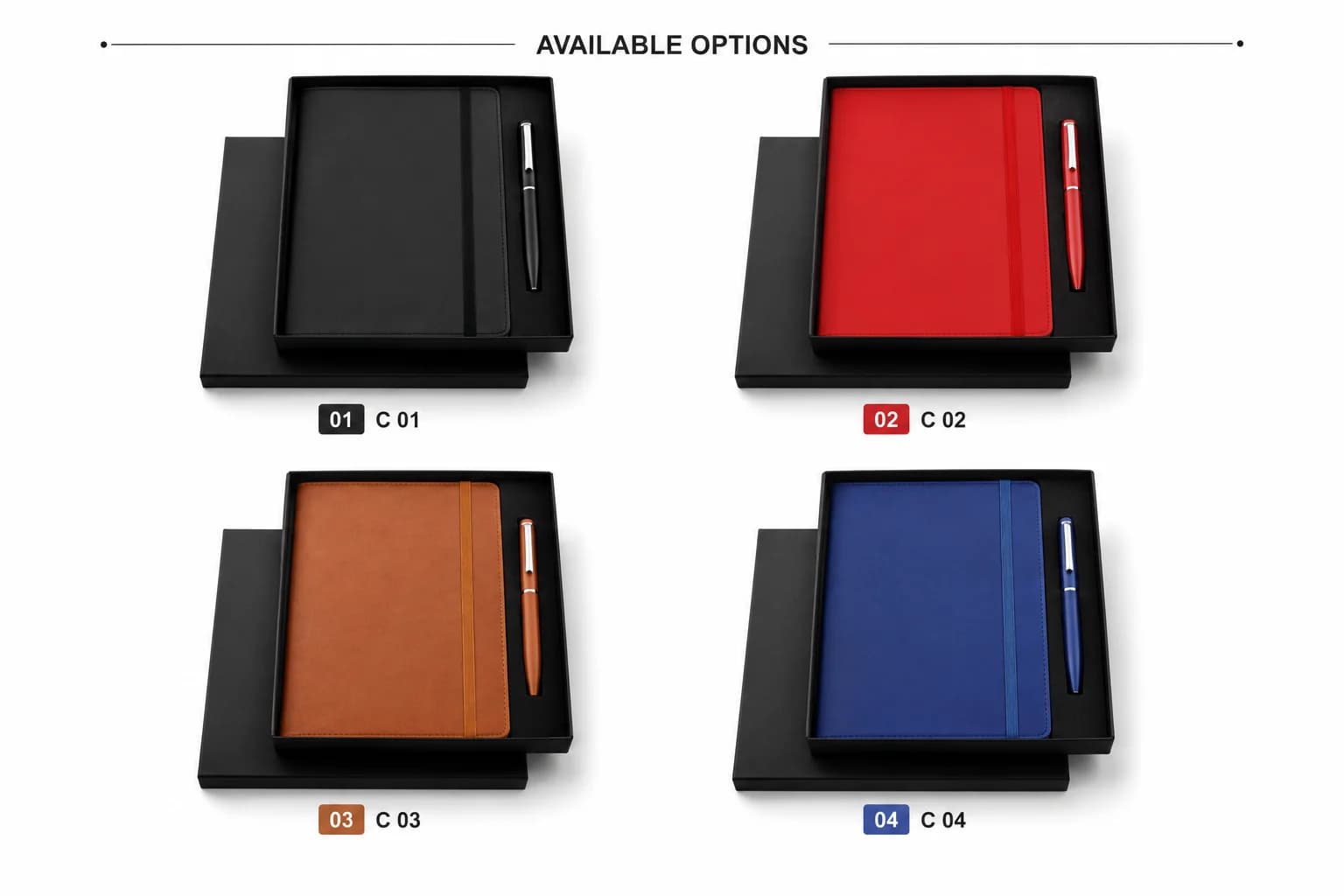 Premium Personalized A5 Notebook & Pen Gift Set – Customizable Corporate Gift view 2