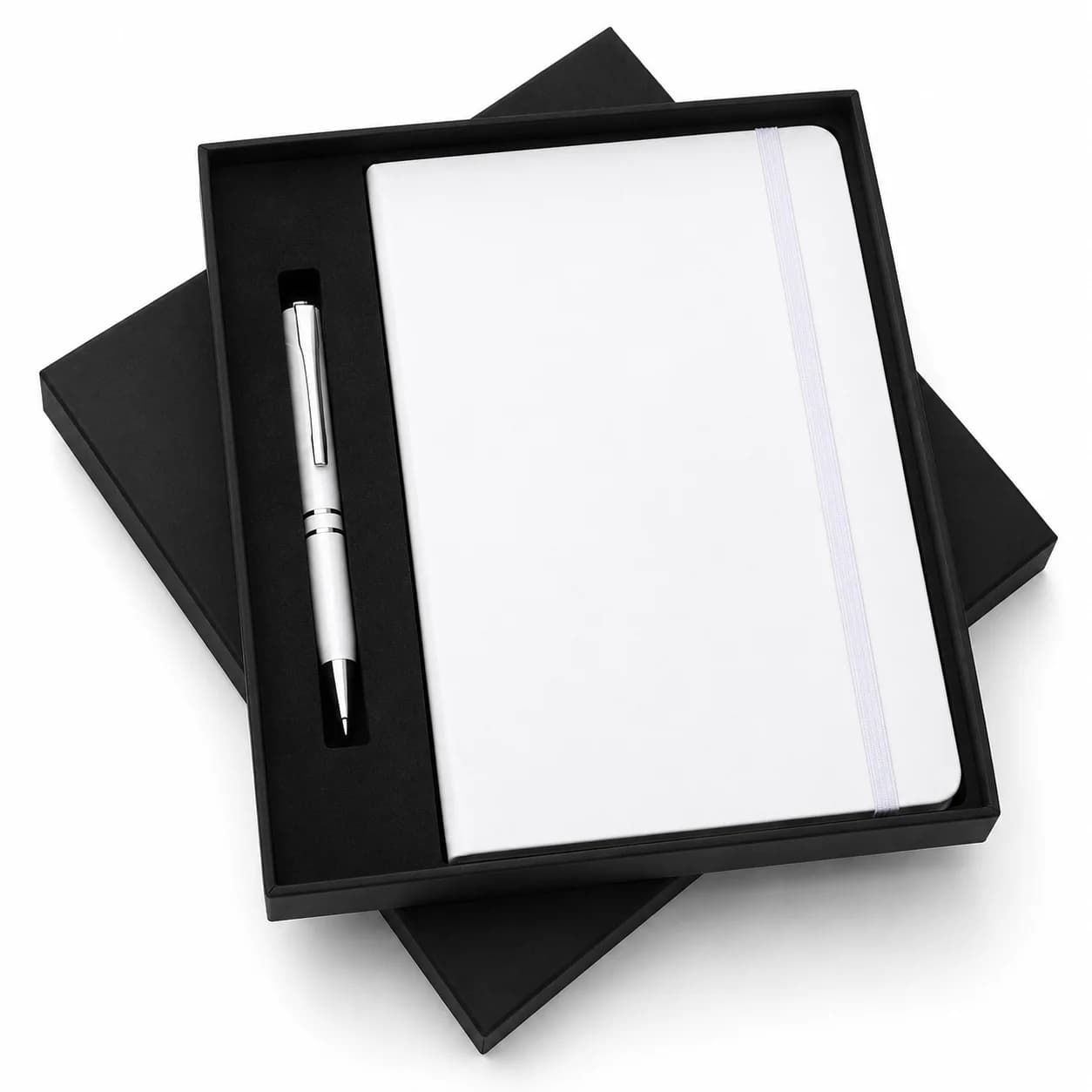 Premium A5 Notebook & Pen Gift Set | Elegant Corporate Gift Set with Hardcover Diary and Metal Pen  Short Summary: view 1
